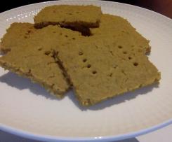 Chickpea and oat crackers