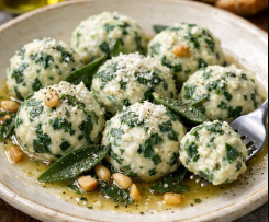 Spinach and Ricotta Gnudi