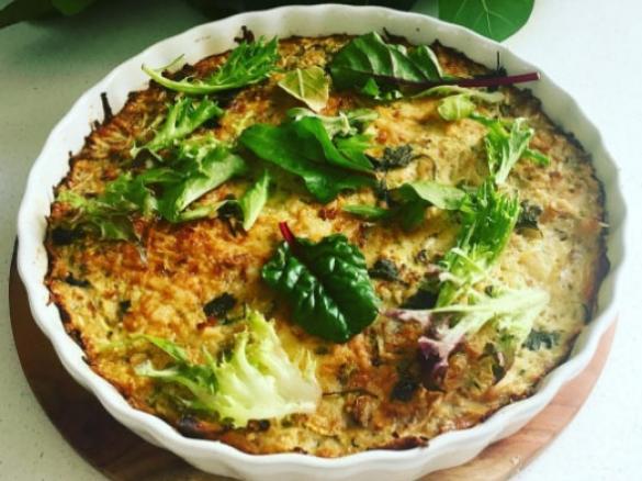 Easy Green Vegetable Quiche