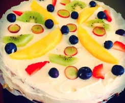 Fruit cake & Eggnog Cheese cake