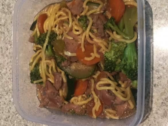 Honey Soy Chicken with Hokkein Noodles