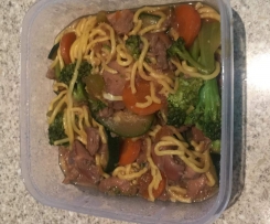 Honey Soy Chicken with Hokkein Noodles