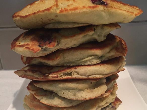 Blueberry pancakes - Gluten free, grain free, can be dairy free