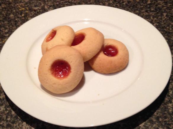 Strawberry Jam Cookies