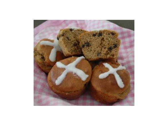 Paleo Mini Hot Cross Buns