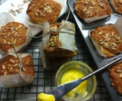 Sage, Onion & Sunflower-seeded Apple Cider Bread, Gluten Free