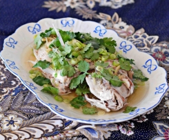 Steamed Whole Snapper with Ginger & Spring Onion