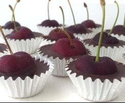 Raw Choc Cups   Almond or Cherry