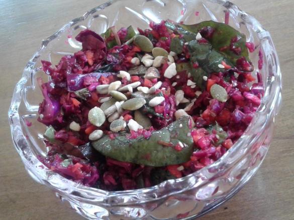 Red Slaw with Citrus Dressing