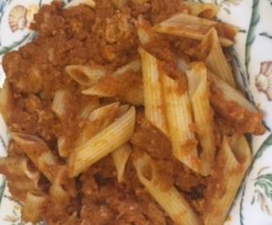 Gluten Free Chicken and Vegie Pasta Bolognese