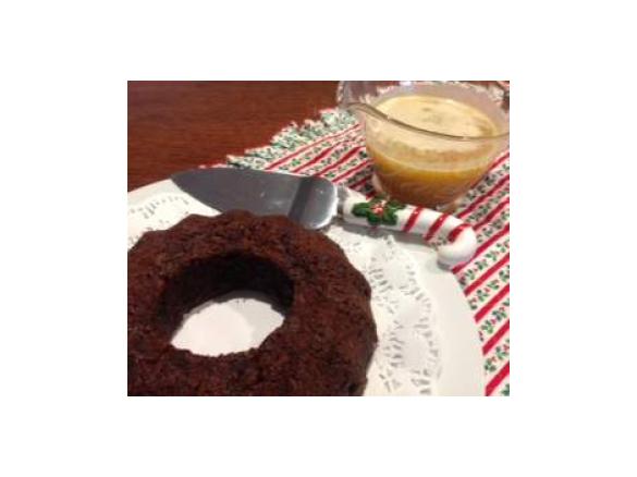 Steamed Cranberry Pudding With Vanilla Sauce