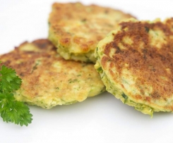 Zucchini and Halloumi Fritters