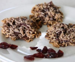 Inside-out Cherry Ripe Biscuits