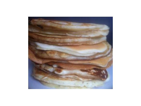 Fluffy and thick pancakes