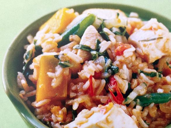 Lime and Lemon Chicken with Rice