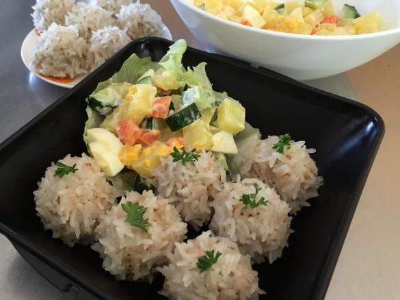 Pearl Meat Ball & Potato Salad