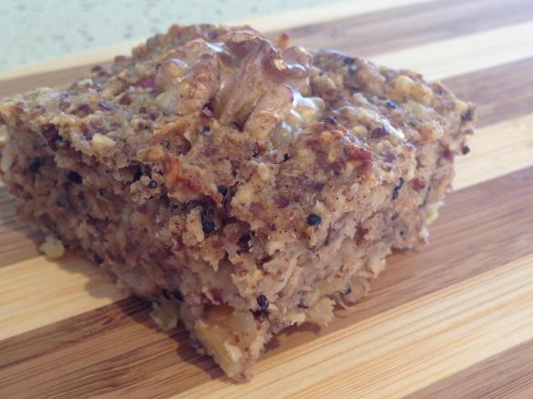 Gluten Free Apple Cinnamon Quinoa Bars