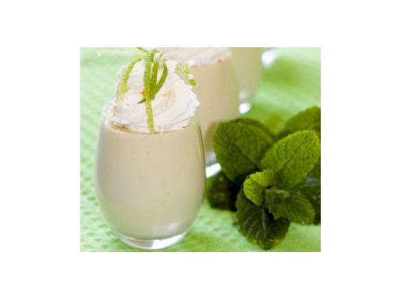 Lime and White Chocolate Bavarois