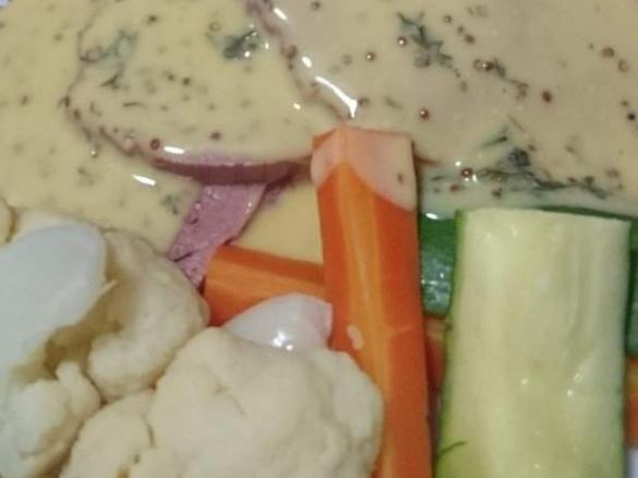 Cornmeat, Vege & Parsley Sauce - Thermomumma