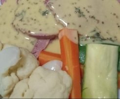 Cornmeat, Vege & Parsley Sauce - Thermomumma