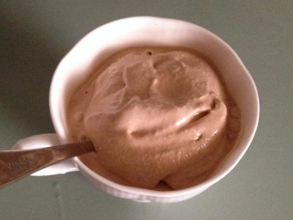 Choc hazelnut swirl gelato