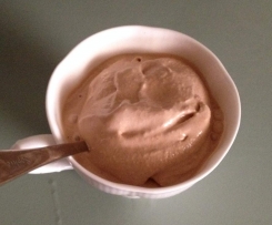 Choc hazelnut swirl gelato