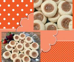 Dulce de Leche/Caramel thumb-print cookies