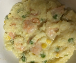 Creamy Garlic Prawn Risotto