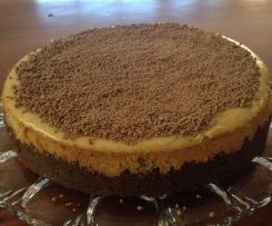 Baked christmas pudding cheesecake