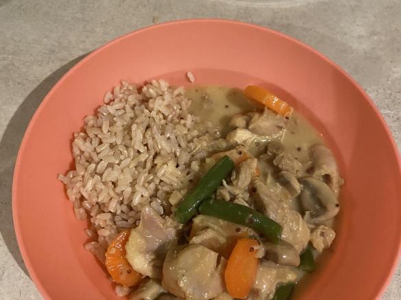 Honey Mustard Chicken, Variation of two growing boys recipe