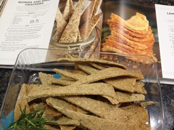 Seeded Crispy GF Crackers