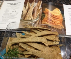 Seeded Crispy GF Crackers