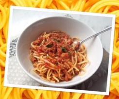 Curried tuna and pasta