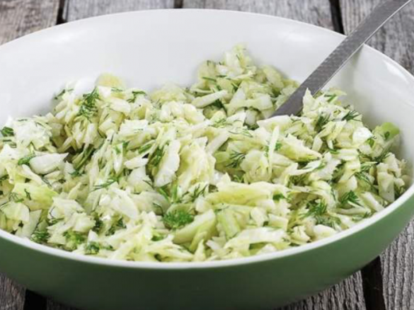 White cabbage salad