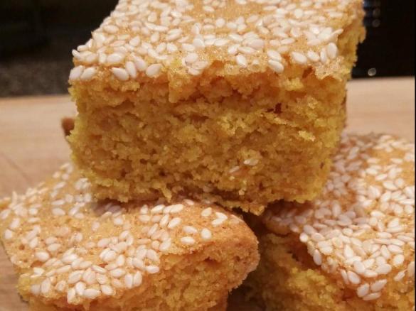 Sfoof (Lebanese Semolina Cake)