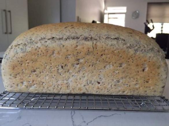 High Rise White Chia and Seeds Bread