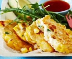 Corn and Feta Fritters