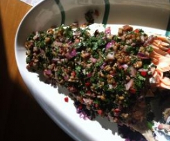 Baked Salmon Tarator 