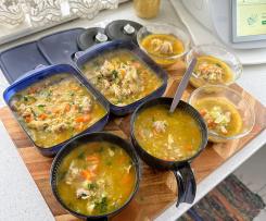THERMOMUMMA HEARTY CHICKEN, VEGE & BROWN RICE SOUP