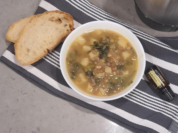 Thermofied by Nads - MN Lemony lentils and silverbeet soup (aka adas b hamid)