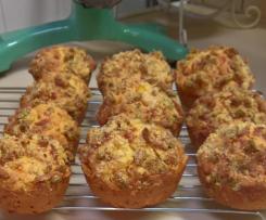 Savoury Streusel Muffins