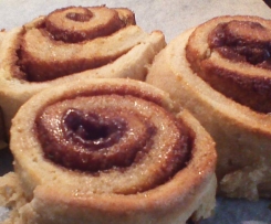 Cinnamon and Maple syrup scrolls