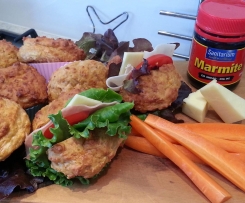 cheesey-carrot and marmite muffins