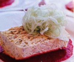 Pistachio Semifreddo with Raspberry Sauce and Persian Fairy Floss