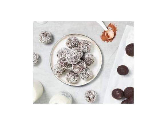 Almond pulp truffles