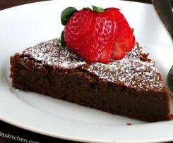 Chickpea chocolate peanut butter cake