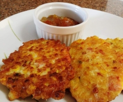 Corn Fritters (adapted from Donna Hay Modern Classics 1)