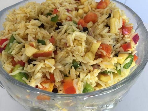 BBQ Favourite: Curried Rice Salad