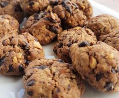 GF and DF Orange and chocolate nutty cookies