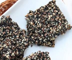 Black Sesame Seed Bars